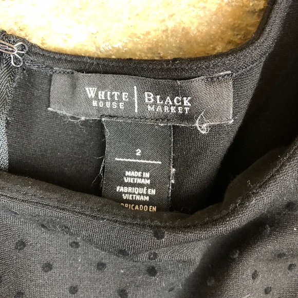 CLEARANCE WHBM Peplum Top Size 2 - Picture 3 of 8